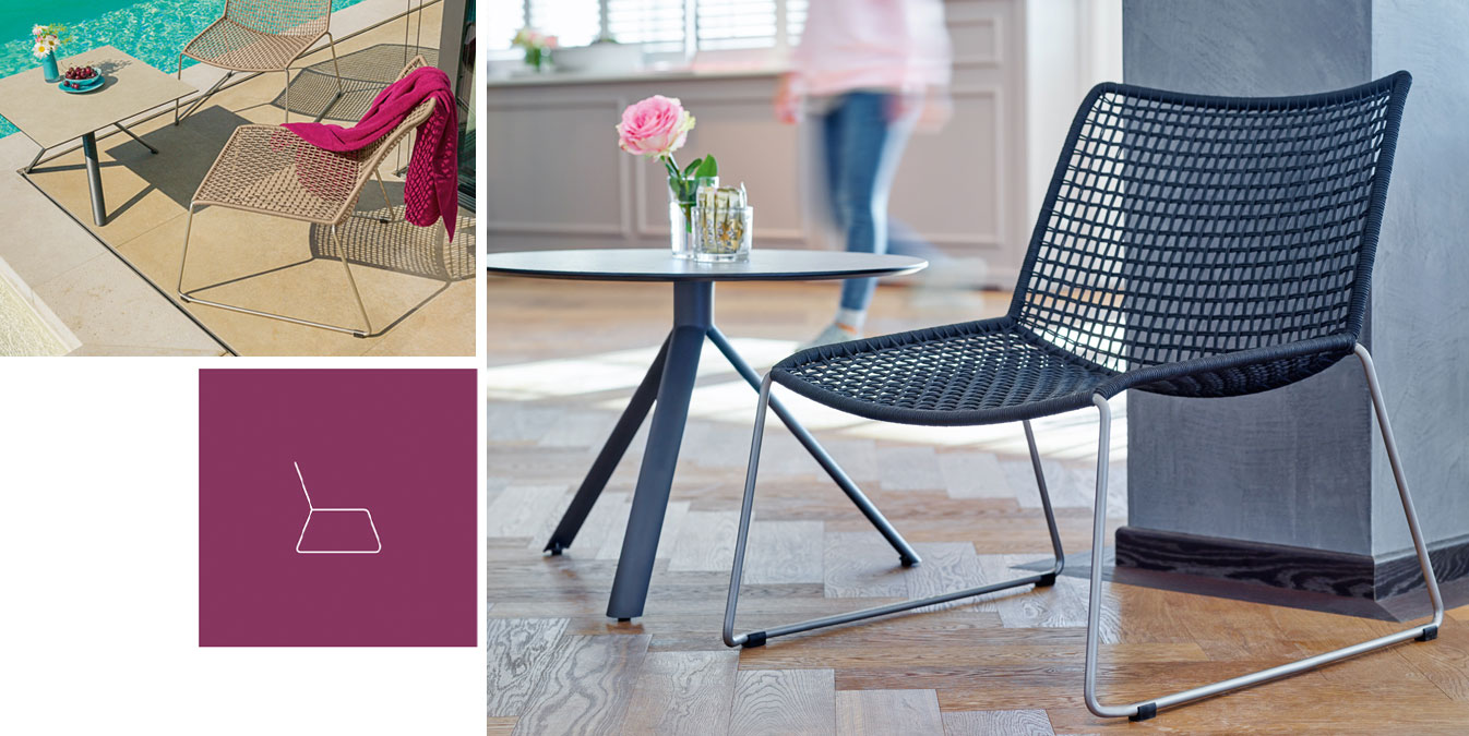 Weishaeupl Slope Kollektion Lounge Sessel