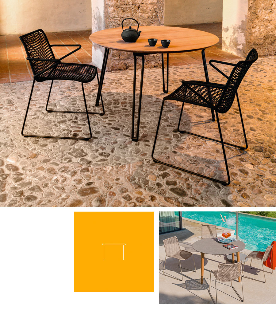 Weishaeupl Slope Kollektion Tisch rund