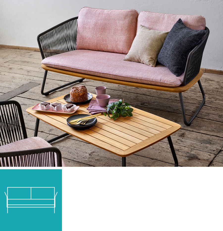 2-Sitzer Sofa von Weishäupl