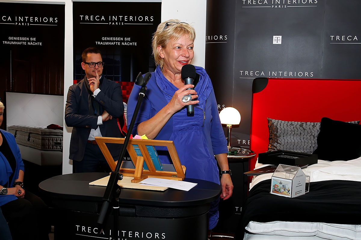 Event mit Treca Interiors Paris und AD Architectural Digest: Bill Mockridge liest Bettgeschichten Event mit Treca Interiors Paris und AD Architectural Digest: Bill Mockridge liest Bettgeschichten
